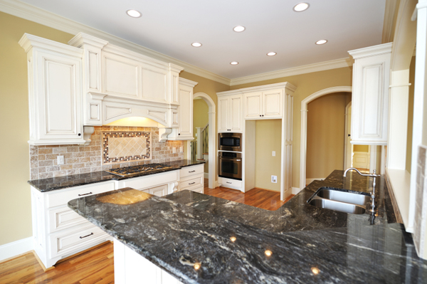 White Kitchen With Granite